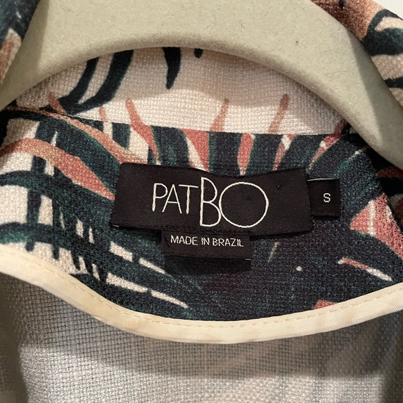 PatBO Palm print button up top - size small - Picture 3 of 5